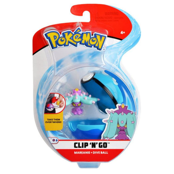 Pokemon Clip 'N' Go Series 7 Mix 1 Pokeball + 1 Figurine Set Random Toy