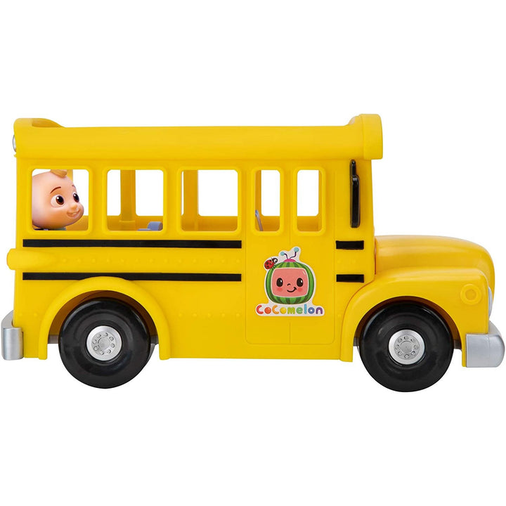 NAVO CMW0015 CoComelon CoComelon Ceol Buí Bus Scoile Fuaim JJ Figurine Song Nursery Rhymes