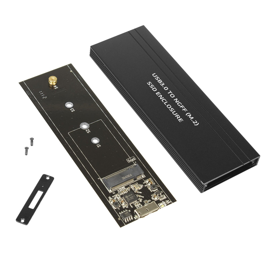 Maclean MCE582 SSD Case Adapter SSD M.2, NGFF, USB 3.0, Sizes 2230/2240/2260/2280, Aluminum enclosure,