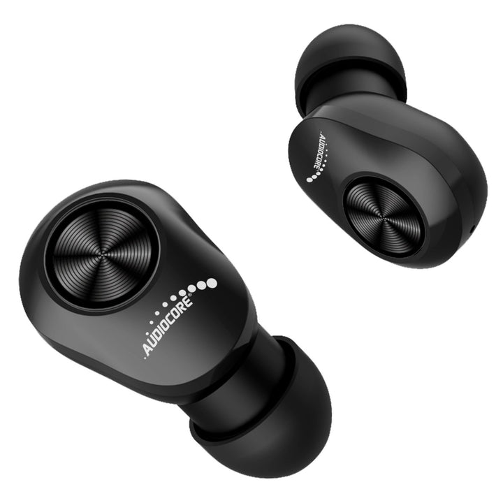 Cluasáin in-chluas Audiocore AC580 TWS Bluetooth le Stáisiún Muirir agus Teicneolaíocht Teagmhála Micreafón Comhtháite