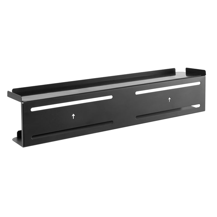 Maclean MC-904 Storage Shelf 2in1 Wall Mount TV Back VESA 2kg 2 Mounting Options Universal