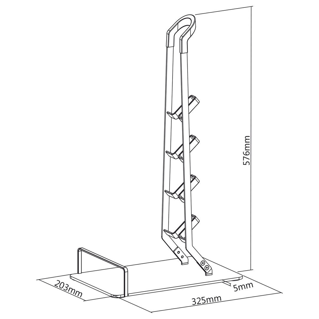 Maclean MC-905 Universal Cordless Vacuum &amp; Accessories Floor Stand Holder Solid Stable