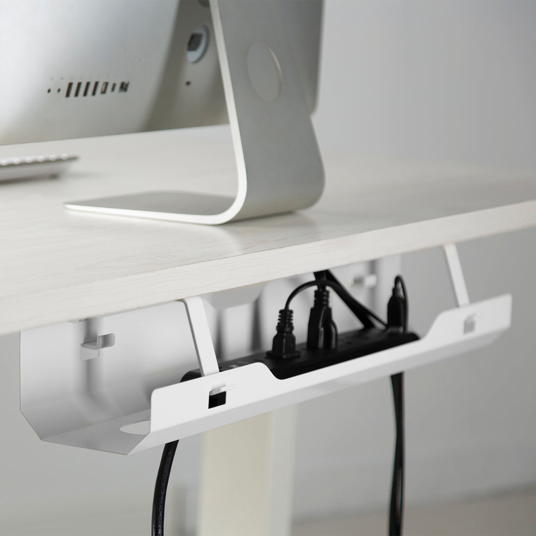 ERGOOFFICE ER-431W Cable and Wire Organizer Under-Desk Mounting