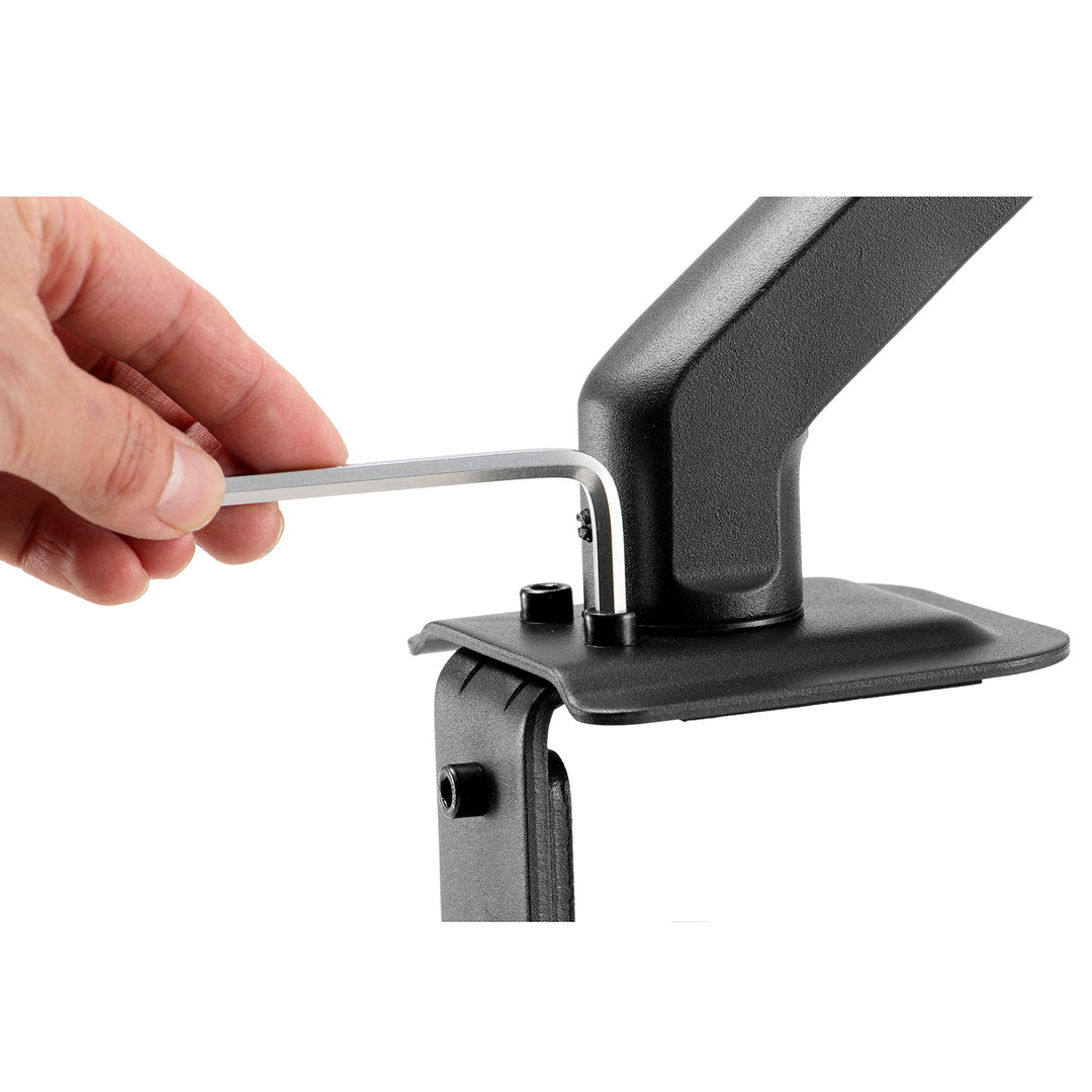 Maclean MC-906 Monitor Desk Mount Holder Table Mount 17" - 27" Adjustable Rotatable VESA 7kg Spring Gas Adjustable