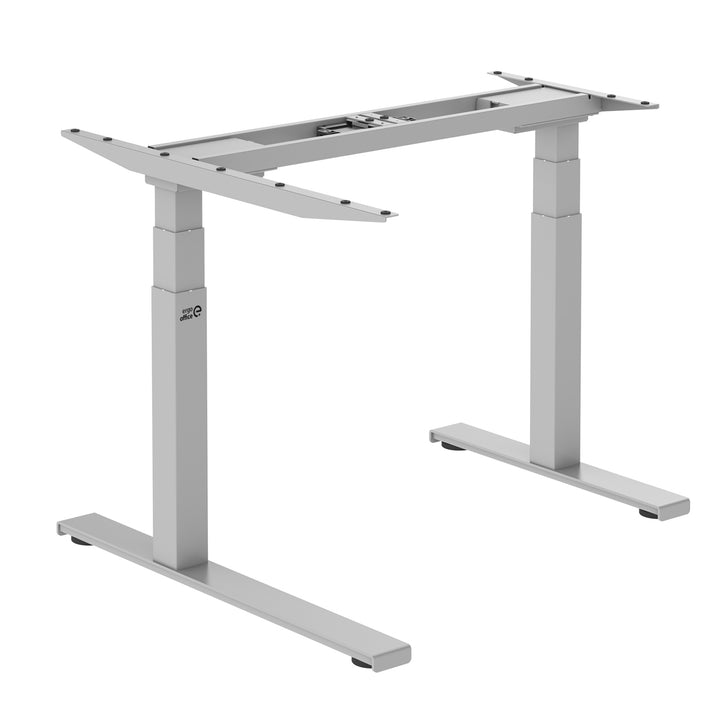 Deasc leictreach cúinne Ergo Office gan barr, le haghaidh obair sheasamh agus suí, uas. 125kg max. airde 1280mm, ER-432