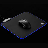 NanoRS RS704 Gaming Mouse Pad LED RGB Lighting Non Slip Desk USB 30x25cm Plug & Play