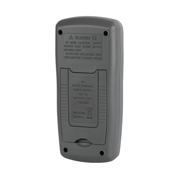 Áiríonn an méadar uilíoch Rebel Tools RB-30D treoraí tástála