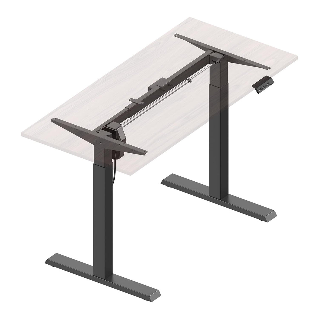 Sit Stand Frame Desk Electric Height Adjustable 80kg Office Without Tabletop