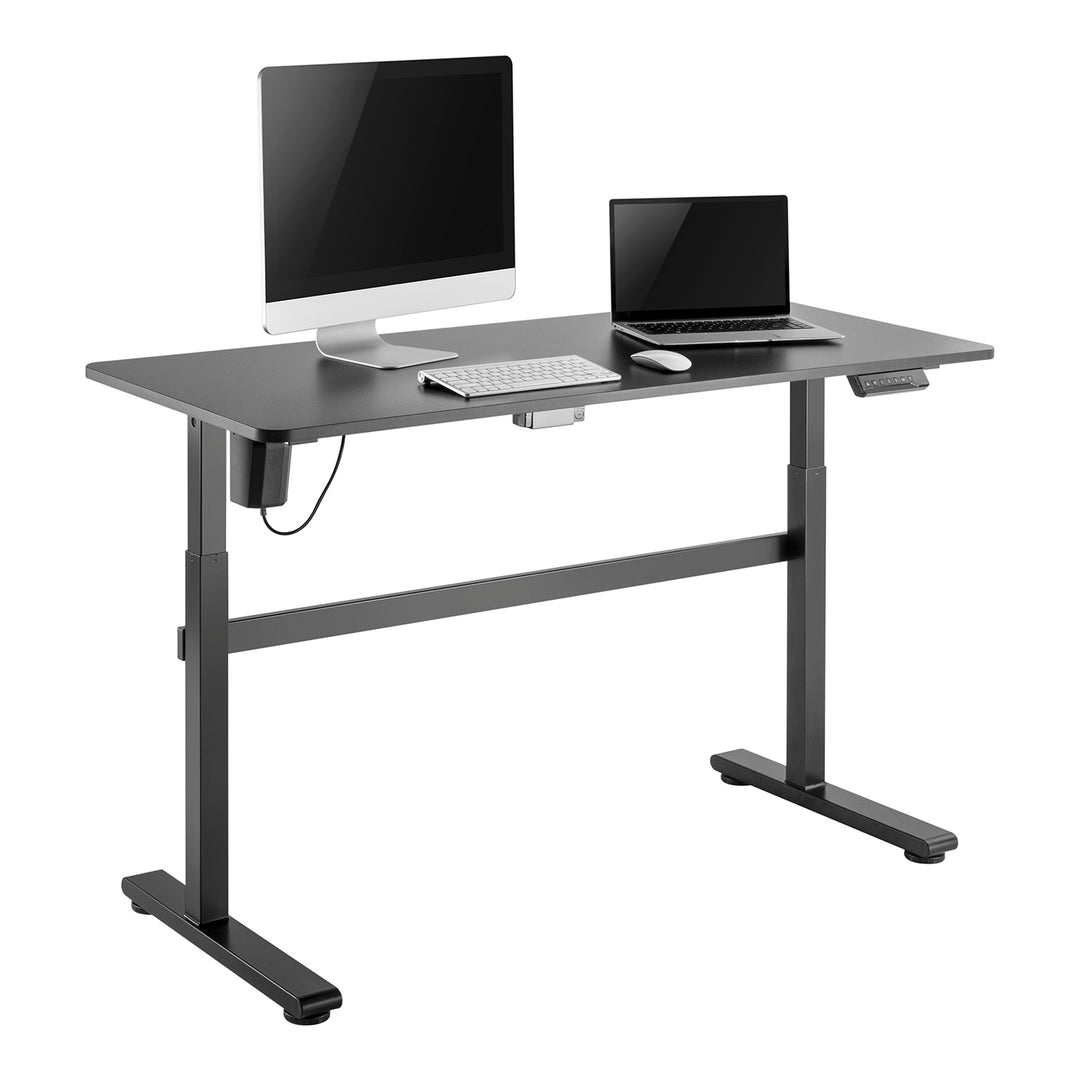 Ergo Office ER-434 Electric Height Adjustable Sit-Stand Desk with Desk Top Gray