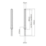 Maclean MC-912 Universal Soundbar Speaker Mount Holder TV Mounting Adjustable VESA 23" - 65" 15 kg