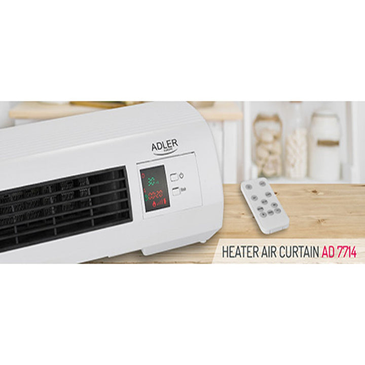 Adler AD 7714  Air Curtain Fan Heater Controlled by remote control Power 2000 W