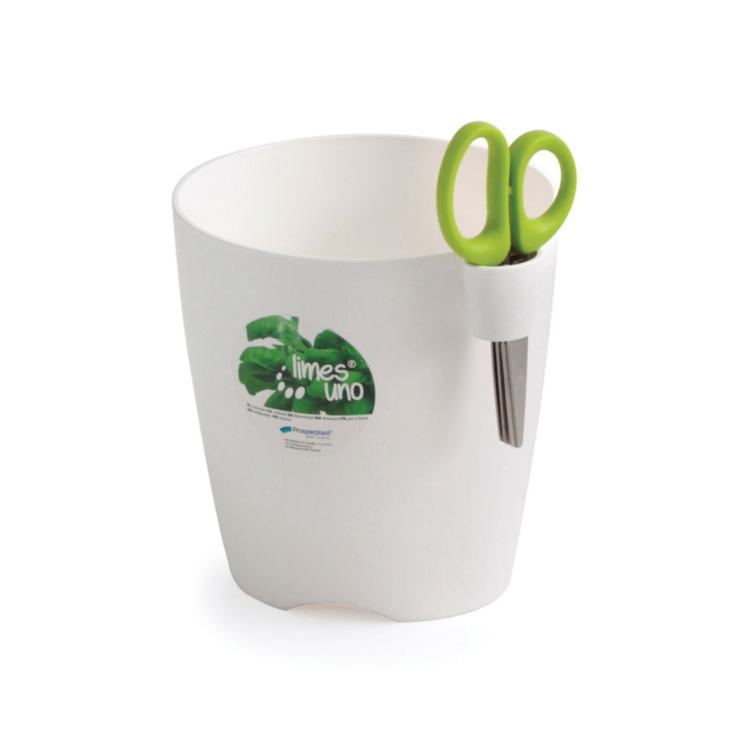 Herb pot with scissors Limes Uno DLU150 white