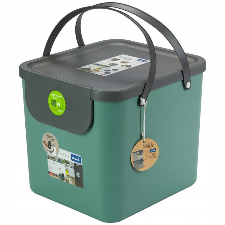 Rotho Albula death basket 40L green