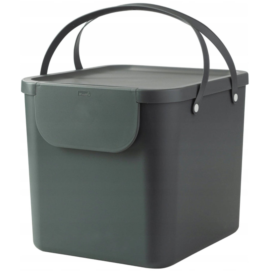 Rotho Albula waste bin 40L gray