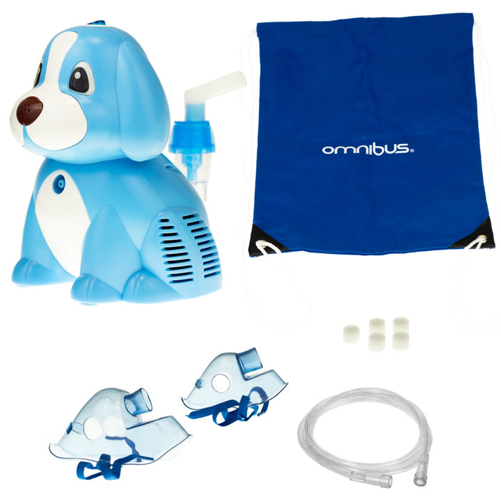 Puppy Electric Inhaler Doggy Inhaler Set For Children And Adults Nebulizer Inhalation Mask For Adults And Children (Blue)