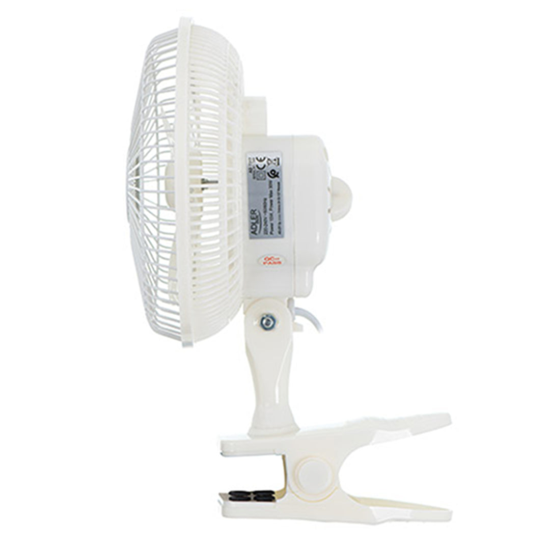 Adler AD7317 Desk Fan with Mounting Clip 15cm Innovative