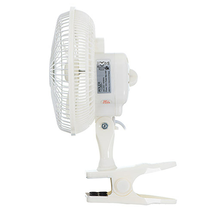 Adler AD7317 Desk Fan with Mounting Clip 15cm Innovative