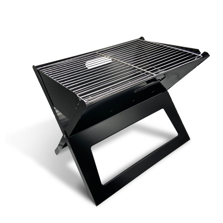 Maestro MR-1011 Fillte Iniompartha BBQ Grill Barbecue Grill Chrome Platáilte Cruach Gréasán Cócaireachta Greille 44 x 28.5cm Taisteal Campála