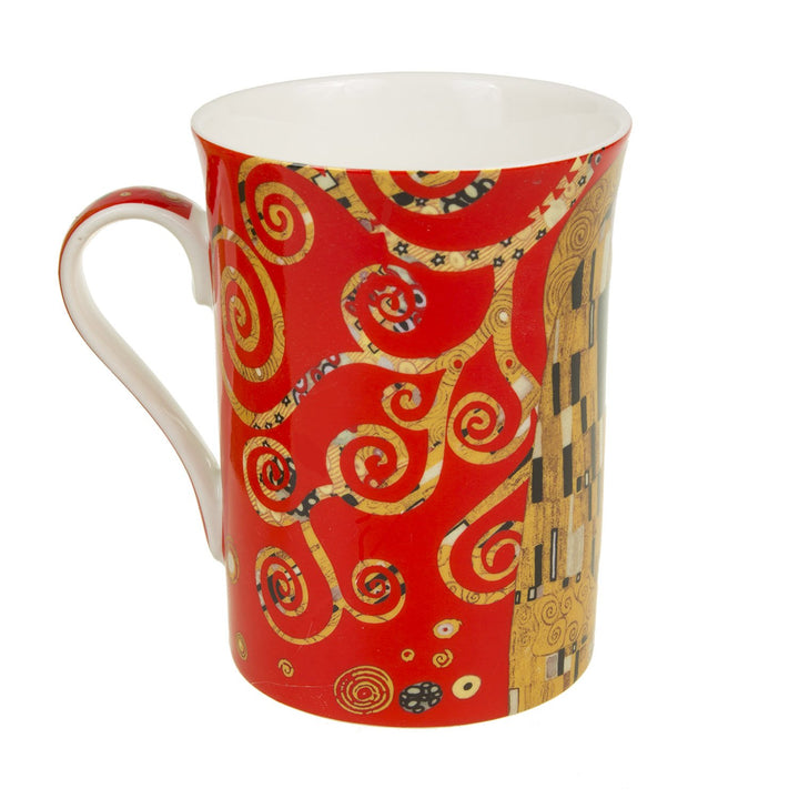 Queen Isabell  2 + 2 Coffee Mugs Set Gustav Klimt "Kiss" Collection Set of 2 Mugs in a Decorative  Packaging  2x250ml