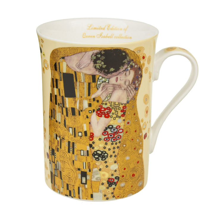 Queen Isabell 2 + 2 Coffee Mug Set Gustav Klimt "Kiss" Collection Set of 2 Mugs in a Decorative Packaging 2x250ml