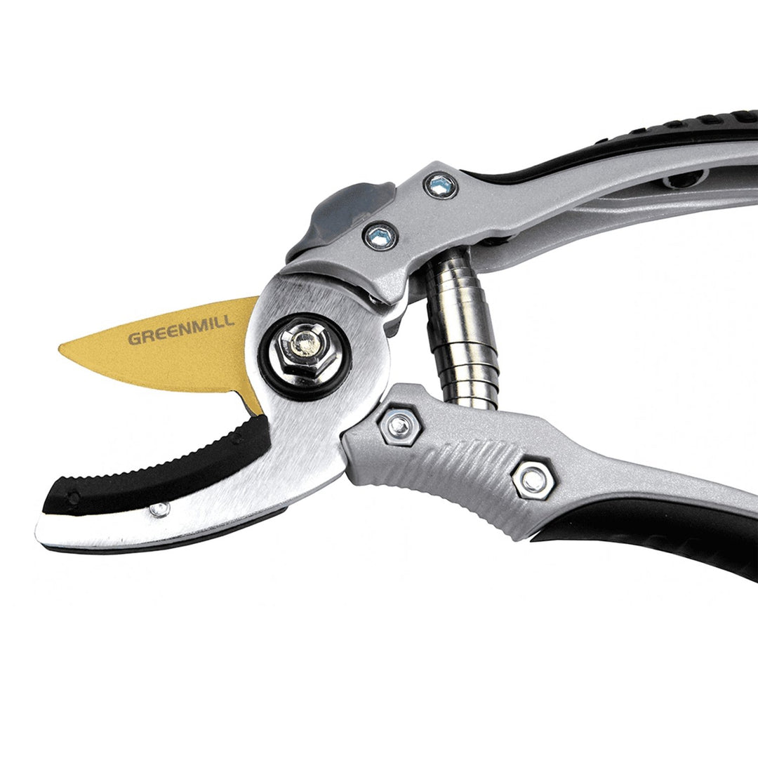 Greenmill UP0062T Garden Secateurs Pruner Pruning Scissors Steel Trimming Branch Cutter Tool