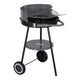 Master Grill MG912 Round Grill with Wheels Garden Charcoal Grill  with Lower Shelf  40cm diameter BBQ Grill