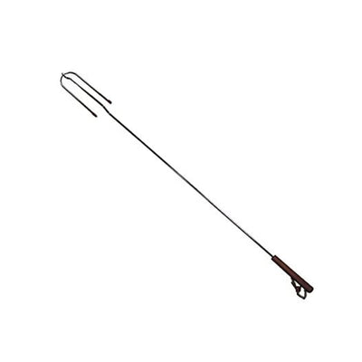 Master Grill MG279 Sausage Skewer 102cm Chrome Plated Steel and Wood