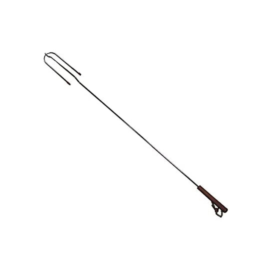 Master Grill MG279 Sausage Skewer 102cm Chrome Plated Steel and Wood