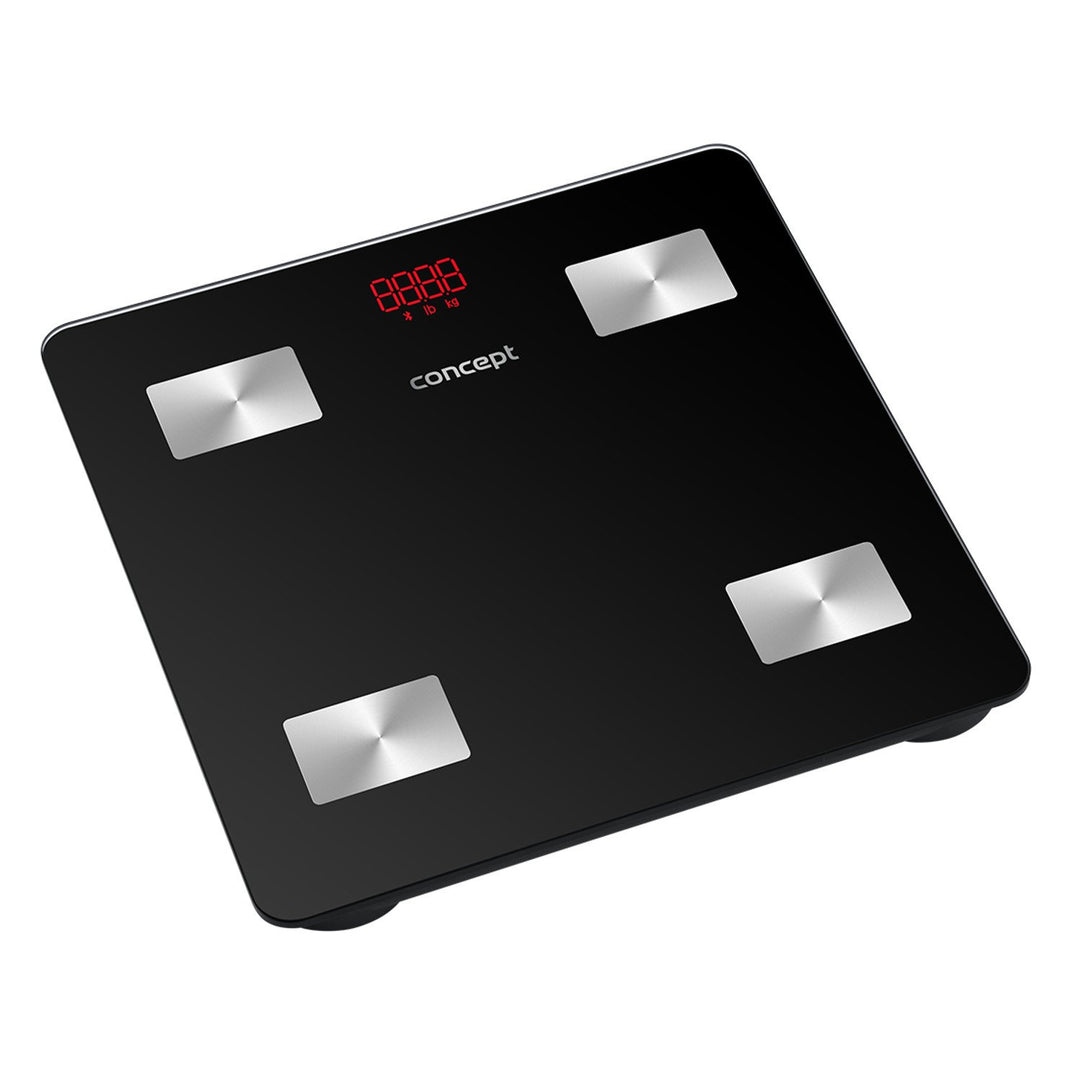 Concept black diagnostic analytical bathroom scale VO4001