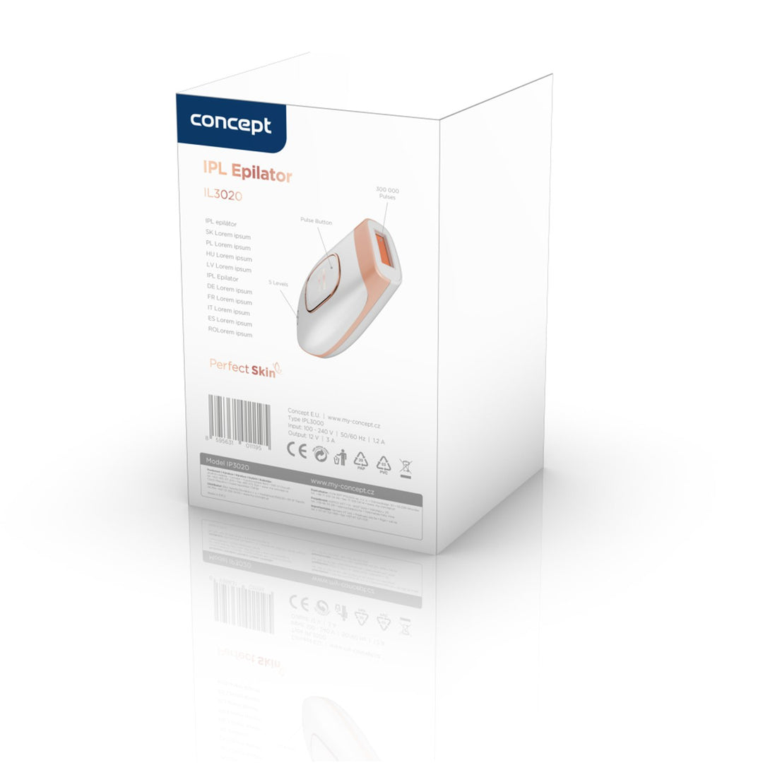 Coincheap Perfect Skin IPL epilator 2 modhanna 5 leibhéil déine IL3000