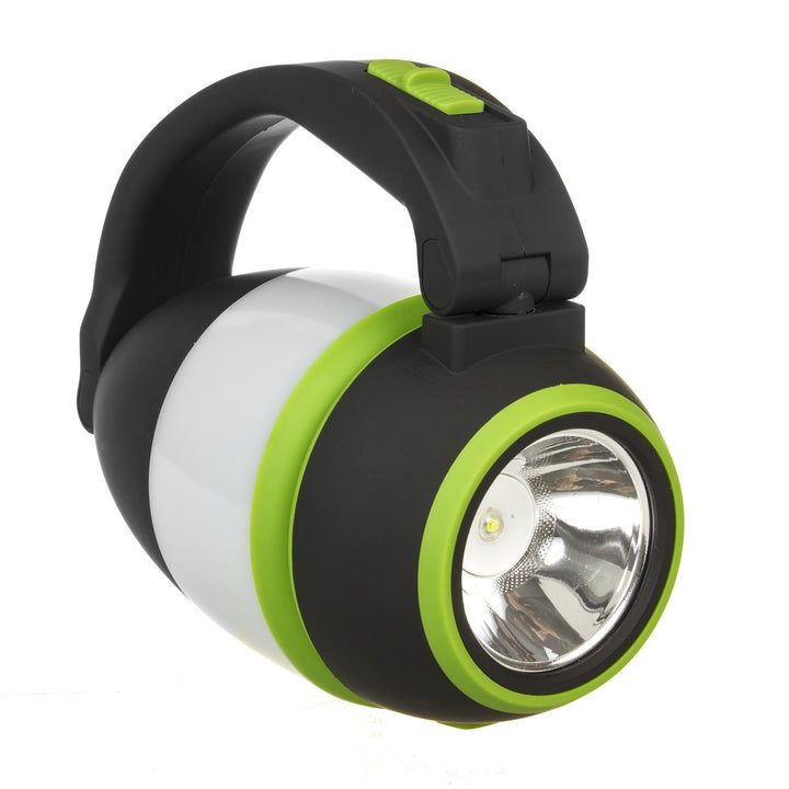 Maclean MC294 3 in 1 Lampa LEDCamping agus Flashlight Infhillte Lasmuigh 3 Modh Solais 1W 60-200LM fionnuar bán 6000K IP20 (ceallraí: 3xAA 1.5V)