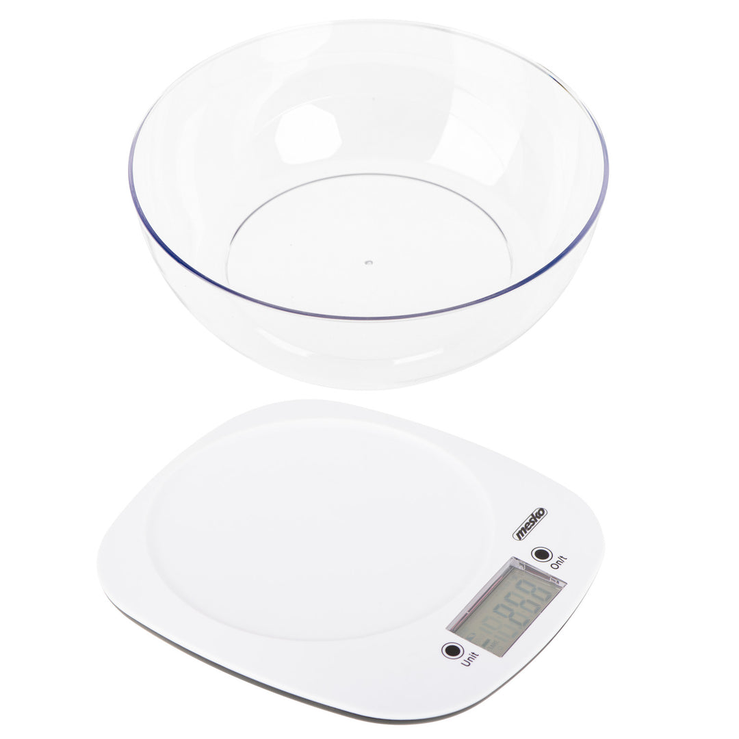 Electronic kitchen scale with bowl Mesko MS 3165 with a capacity of 5 kg