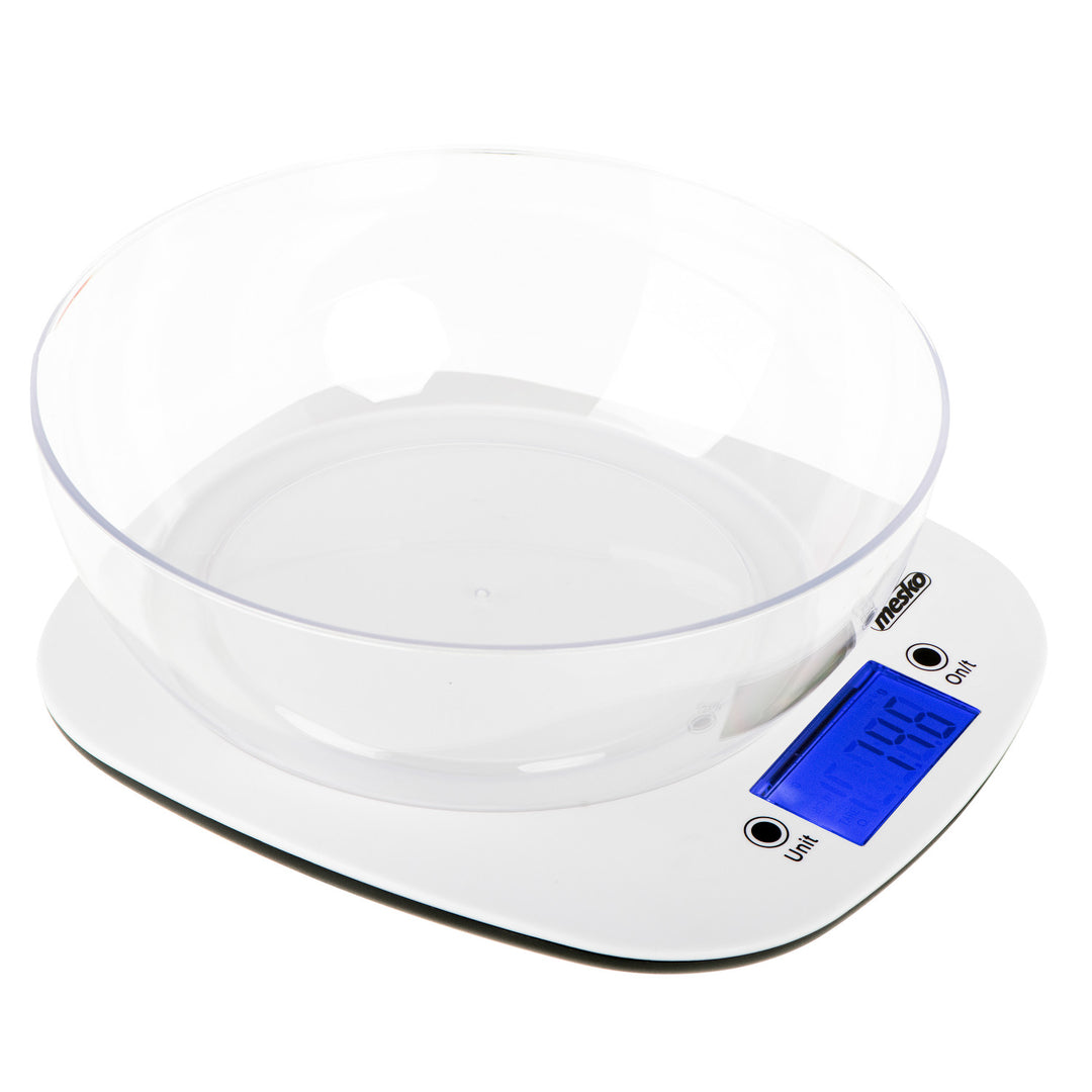 Electronic kitchen scale with bowl Mesko MS 3165 with a capacity of 5 kg