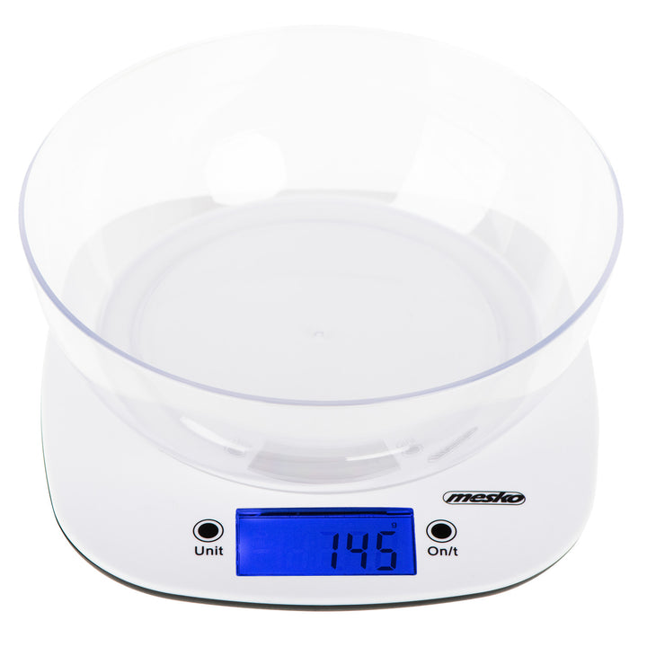 Electronic kitchen scale with bowl Mesko MS 3165 with a capacity of 5 kg