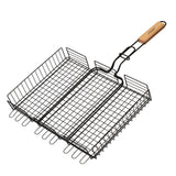 Maestro MR-1002 Double BBQ Cooking Grate Portable Grilling Basket 25x30cm