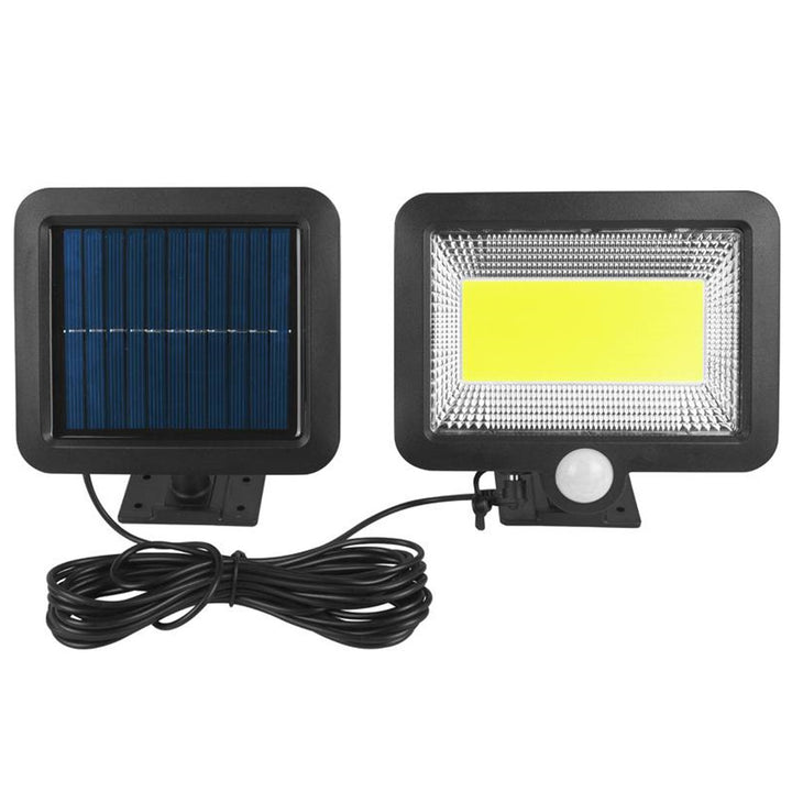 LTC LXLL141 LED COB Solar Lamp with Motion and Dusk Sensor Separate Solar Panel Outdoor Wall Lamp Lighting 10W 1000lm