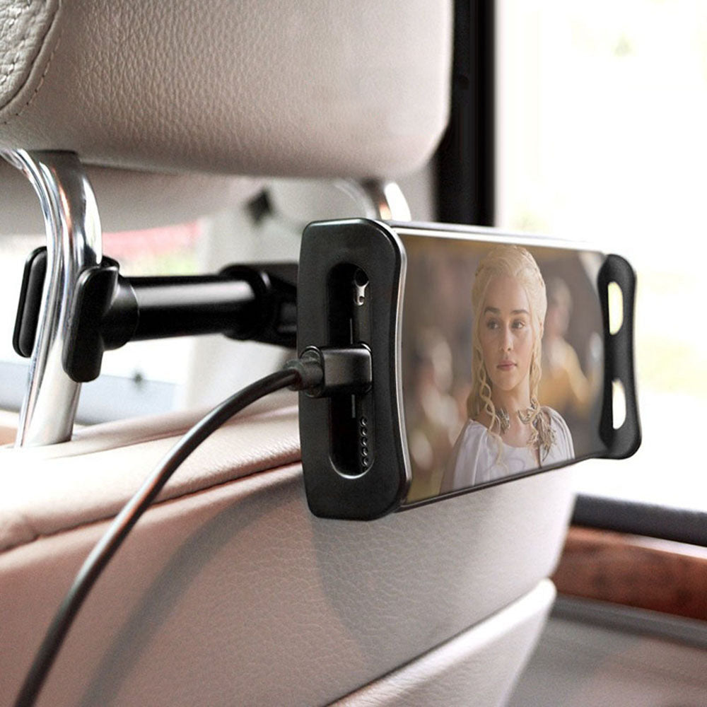 Maclean MC-894 Universal Phone Tablet Car Mount Headrest E-Book Reader Holder Telescopic Arm