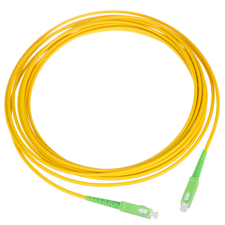 Maclean MCTV-433 Fiber Optic Cable 2 x SC / APC Male Patch Network Flexible Data Transmission 3m