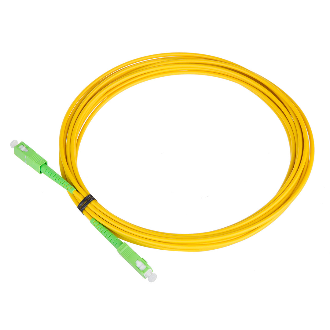 Fiber Optic Cable SC/APC to SC/APC Patch Singlemode 5m Network Data Transfer