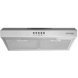 Concept OPP1250SS Cooker Hood with LED Lighting 50cm Silver