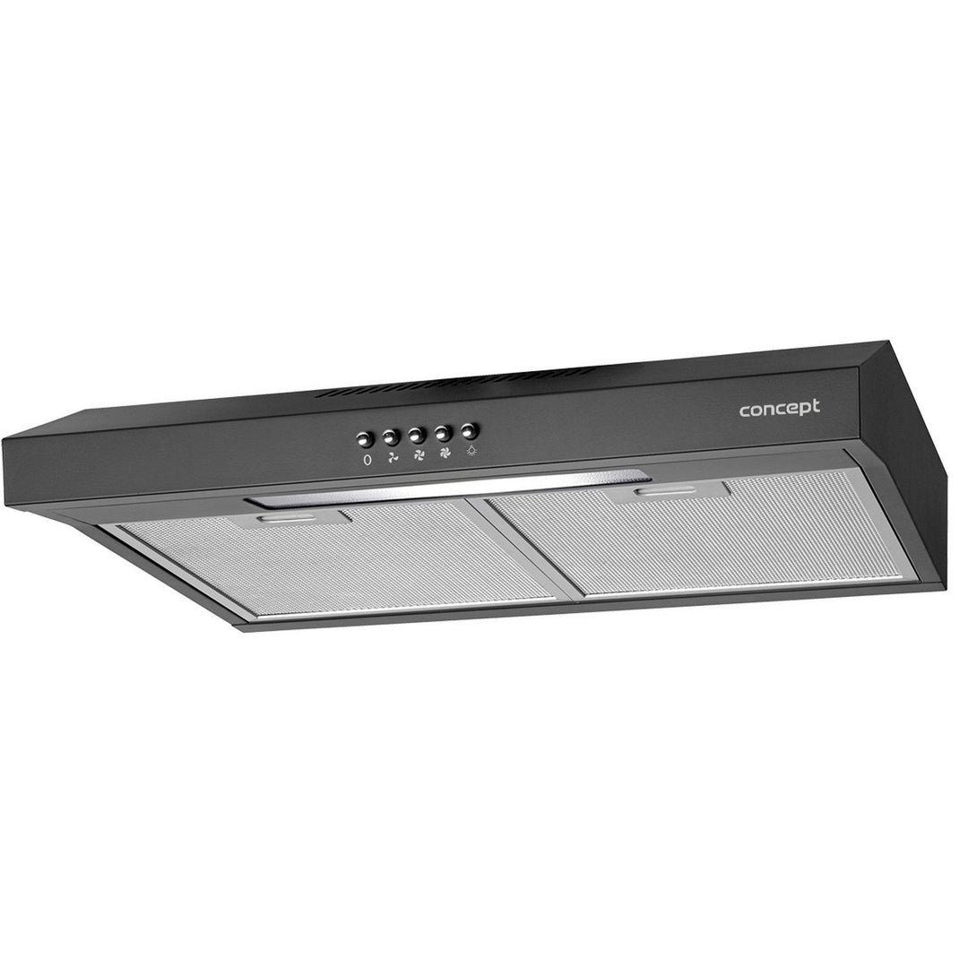 Concept 50cm OPP1250BC Electric Oven Range Hood 50cm Black with LED