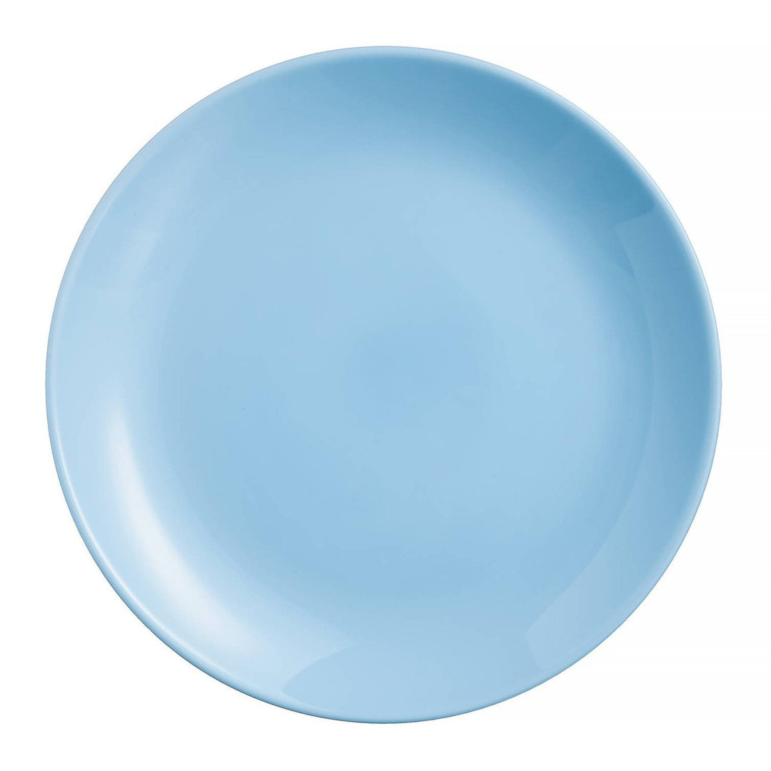 Luminarc Diwali Light Blue  Dining Set for 6 Dinner Tableware Tempered Glass