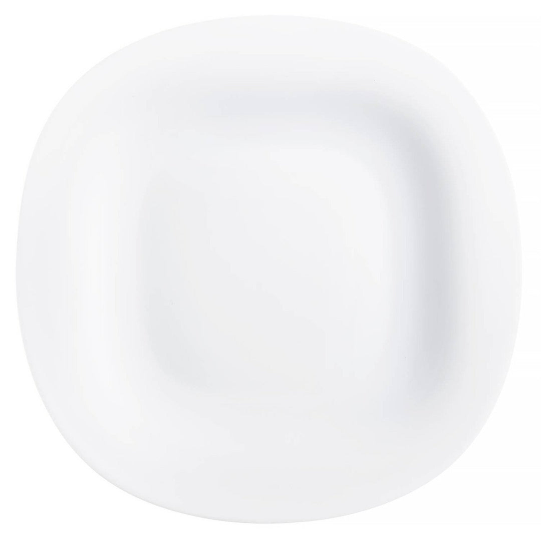 Luminarc Carine Neo White 18-Piece Dining Set 6x Dinner Plate, 6x Soup Plate, 6x Dessert Plate Rounded Square