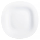 Luminarc Carine Neo White 18-Piece Dining Set 6x Dinner Plate, 6x Soup Plate, 6x Dessert Plate Rounded Square