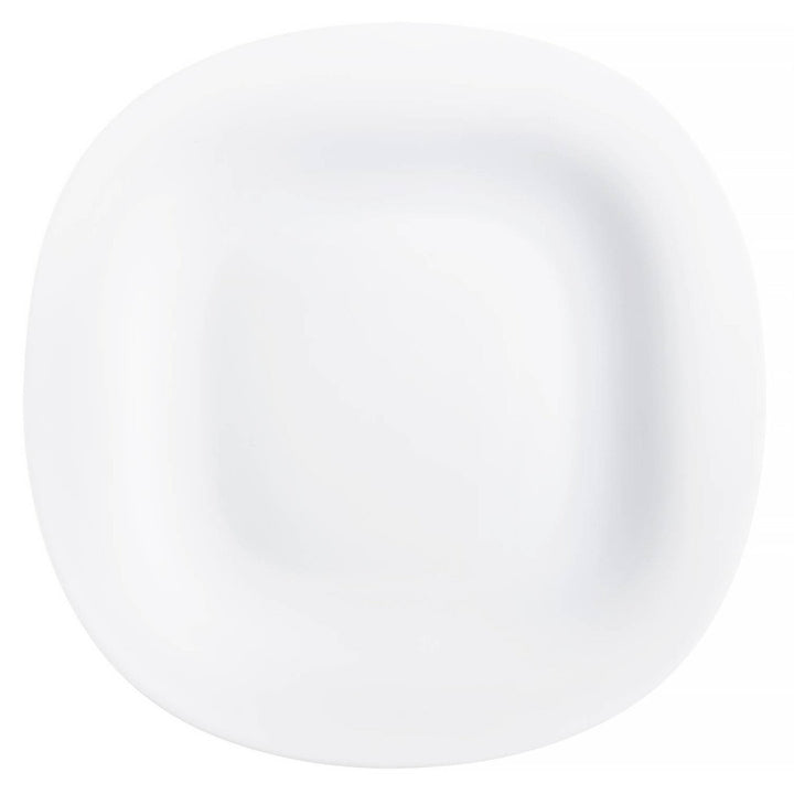 Luminarc Carine Neo White 18-Piece Dining Set 6x Dinner Plate, 6x Soup Plate, 6x Dessert Plate Rounded Square