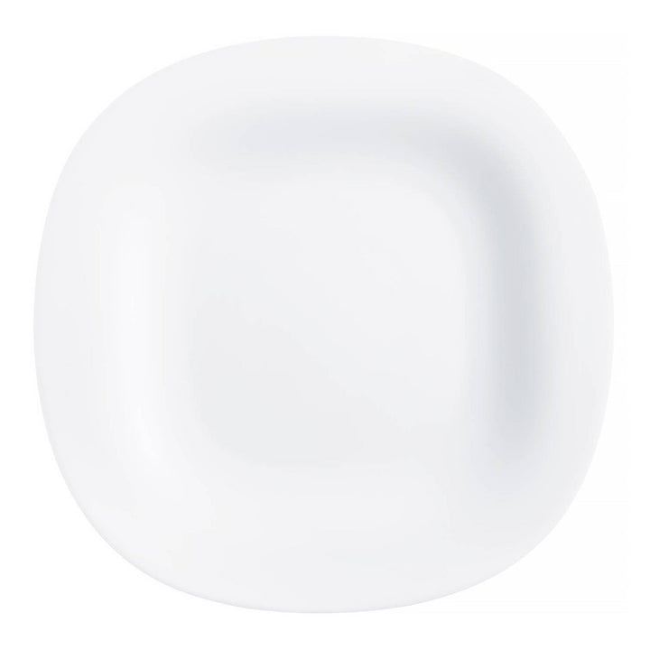 Luminarc Carine Neo White 18-Piece Dining Set 6x Dinner Plate, 6x Soup Plate, 6x Dessert Plate Rounded Square