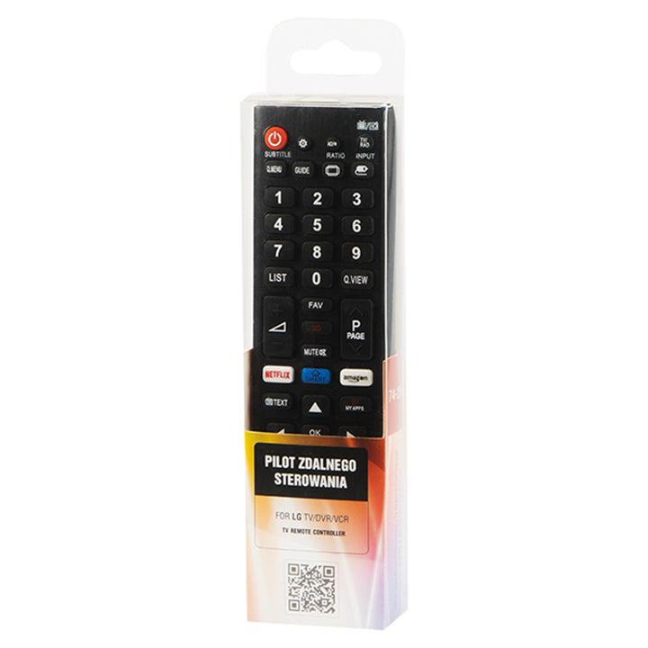 Universal remote control for LG TV, VCR, DVR devices
