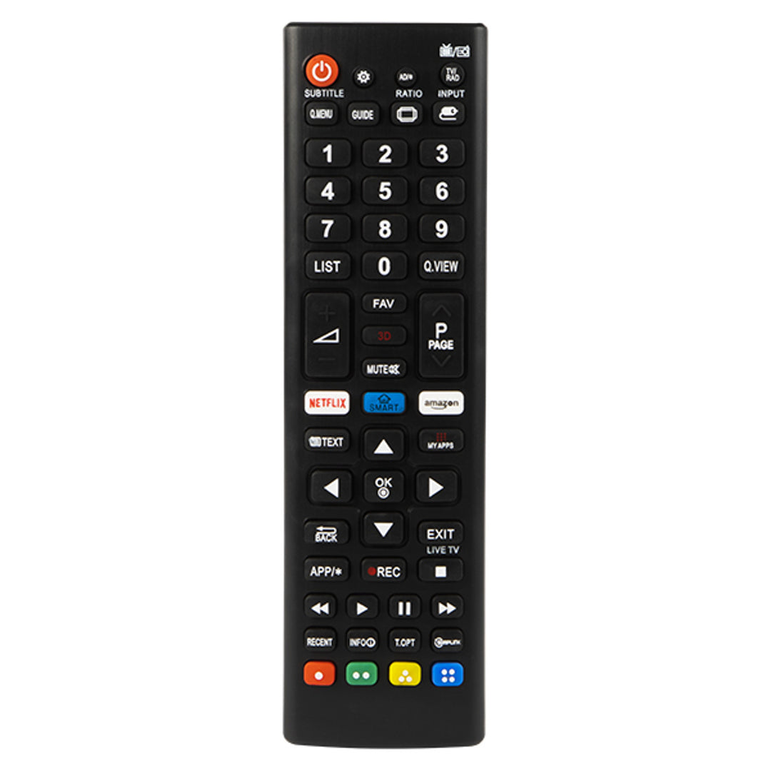 Universal remote control for LG TV, VCR, DVR devices