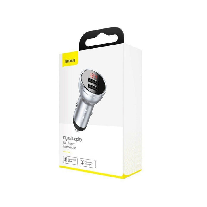 Car charger with two USB sockets Baseus VCBXA CCBX-0S