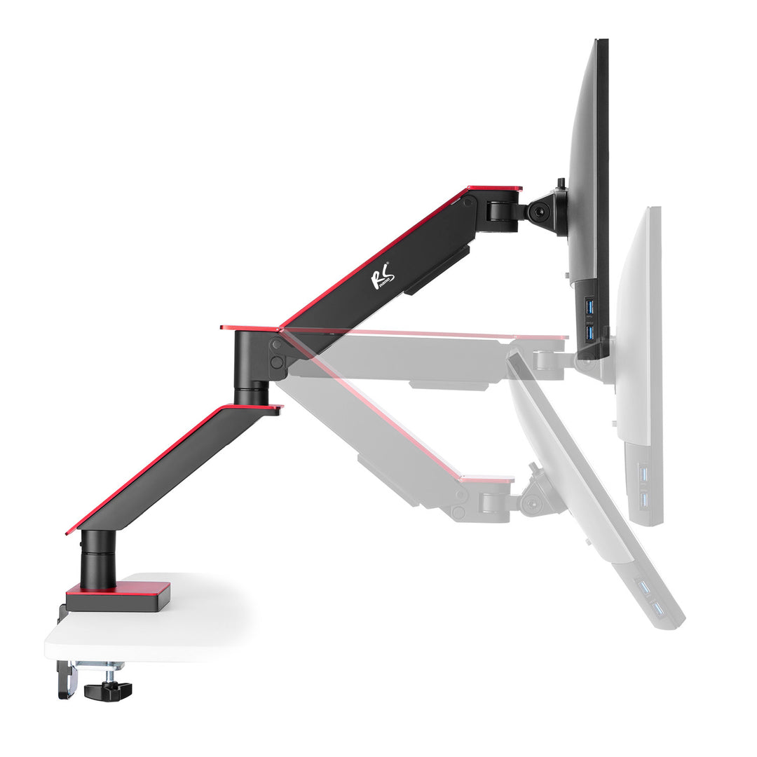 NanoRS Monitor TV Desk Mount Adjustable Tilt 17" - 32" 8kg Gaming VESA LCD LED